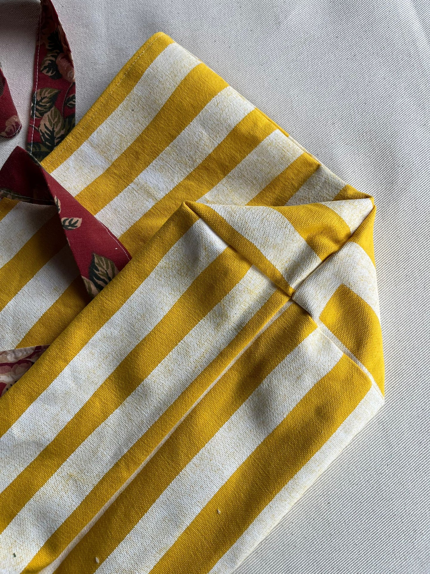 Sac cabas à rayures sérigraphiées Fin de série